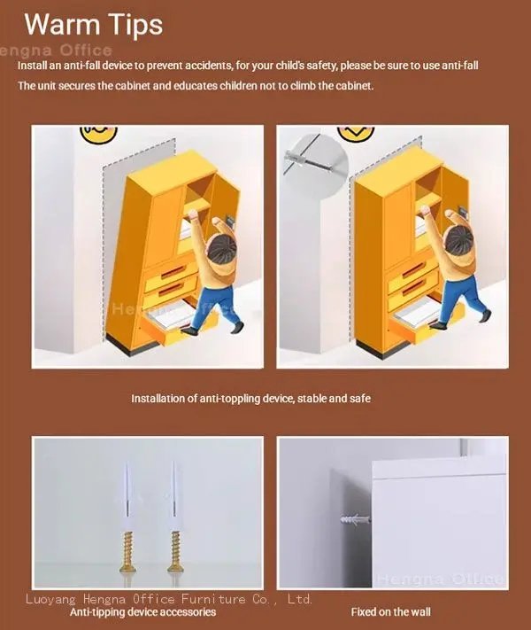 Install an anti-fall device to prevent accidents