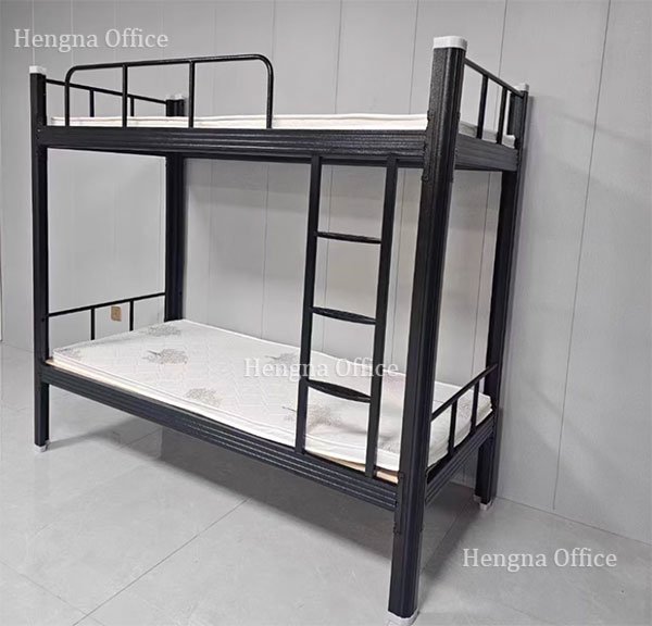 Dormitory single bed component made of high-quality cold rolled steel, customizable dimensions for modular container houses.