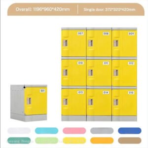Corrosion-Resistant ABS Locker 1196x960x420mm for Factory | Industrial Staff Storage CE OEM