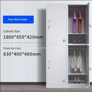  4 Door Student Locker for School Locker Room – Custom Colors, OEM Service Available